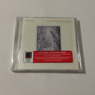 Bill Evans You Must Believe In Spring (1981) CD SEALED Jazz Post Bop '22 Craft
