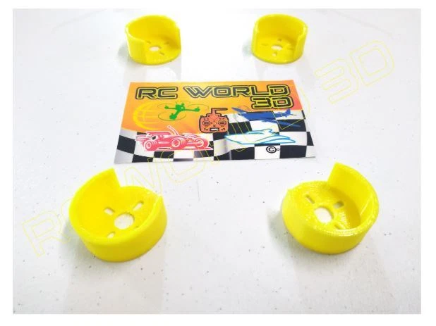QUADCOPTER BRUSHLESS MOTOR MOUNT/BASE PROTECTOR 4PCS 3D PRINTED PLA FOR 250 QUAD - Image 2 of 4
