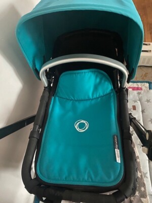 Bugaboo Sonderedition türkis Kinderwagen mit schwarzem Rahmen Preis VB 450 Euro