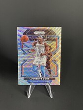 2021-22 Panini Prizm Luguentz Dort Silver Wave Prizm Holo Exclusive 114 Thunder