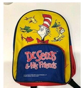 dr seuss backpack with books