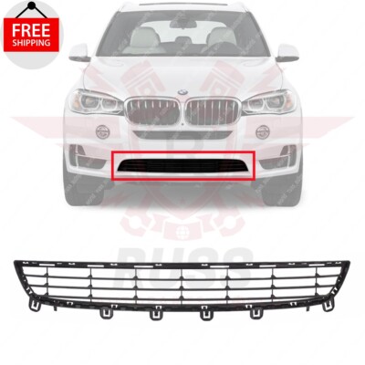 New Front Bumper Lower Grille Textured Black Fits 2014-2018 BMW X5 BM1036170