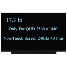 17.3" 240Hz LED LCD Screen Display NE173QHM-NZ2 V8.0 QHD 2560×1440 240Hz 40Pins