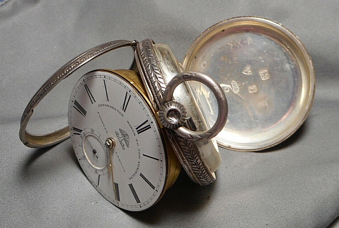 Old Pocket Watch - John Forrest KW84892 English 1906 Old Pocket Watch - John Forrest KW84892 English 1906