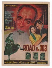 ROAD  NO.303 : Bollywood original Pressbook /Booklet India 1960 Shobha,Mehmood
