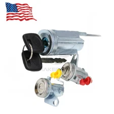 Ignition Switch & Door Lock Cylinder Set w/2Keys For Toyota Corolla 1993-1997