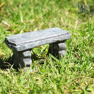 miniature garden bench