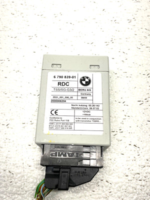 2009-2012 BMW GT550I F07 TIRE PRESSURE MODULE OEM RDC 6790839 OEM