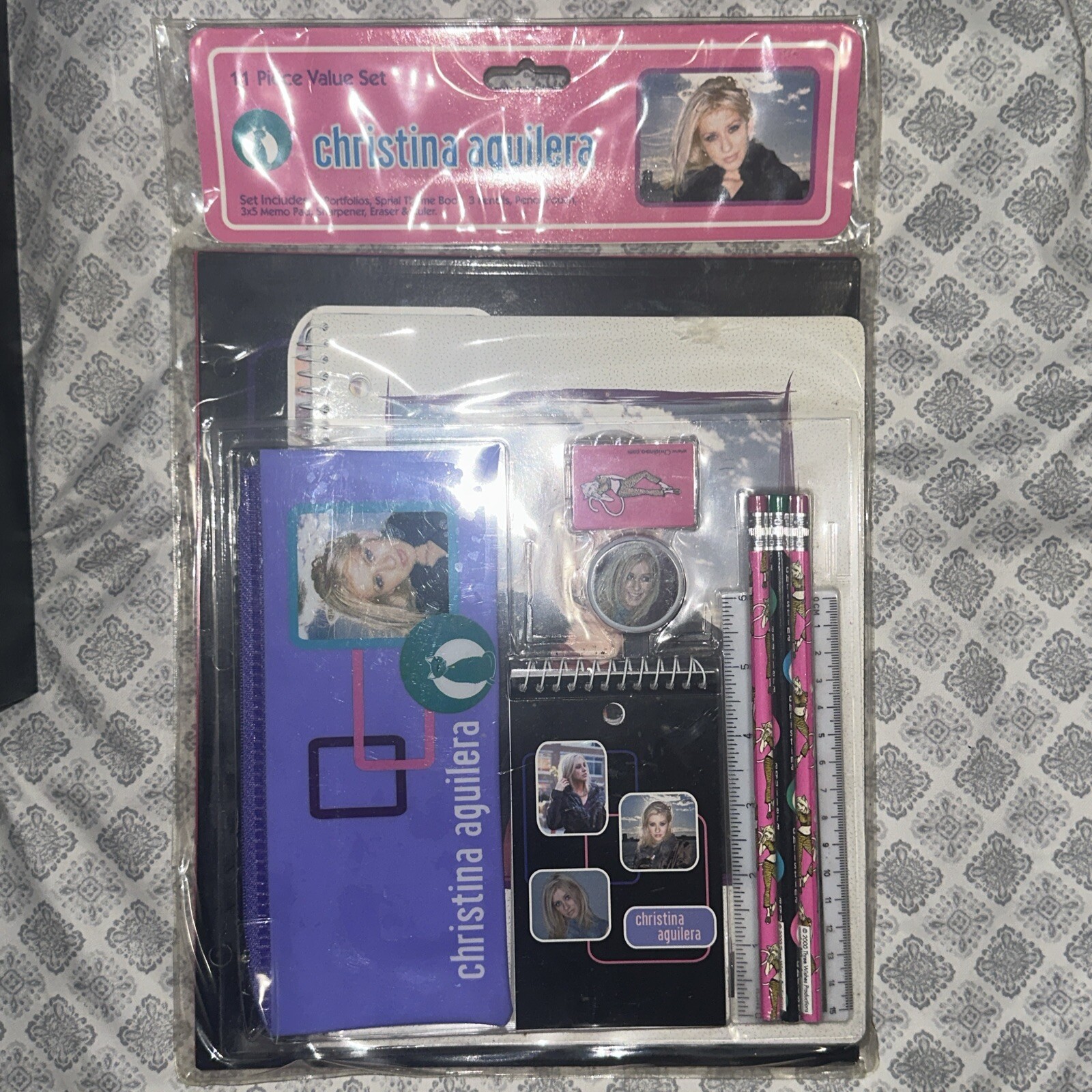 christina aguilera stationery set vintage