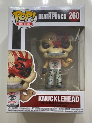 Funko Pop! Vinyl Rocks Figure #260 Knucklehead Five Finger Death Punch NIOB