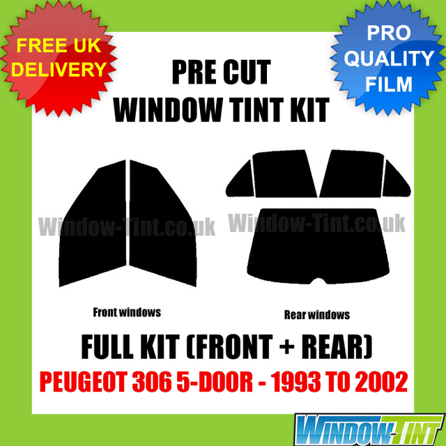 PSSC Pre Cut Rear Car Window Films for VW Polo 5 door Hatchback 2002-2004 70/% Very Light Tint
