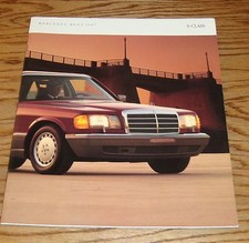 Original 1987 Mercedes Benz S-Class Deluxe Sales Brochure 87 300 420 560