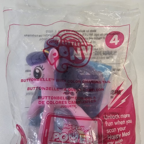 My Little Pony Buttonbelle 3 Zoll Hasbro McDonalds 2016 Happy Meal Spielzeug - Bild 2 von 4