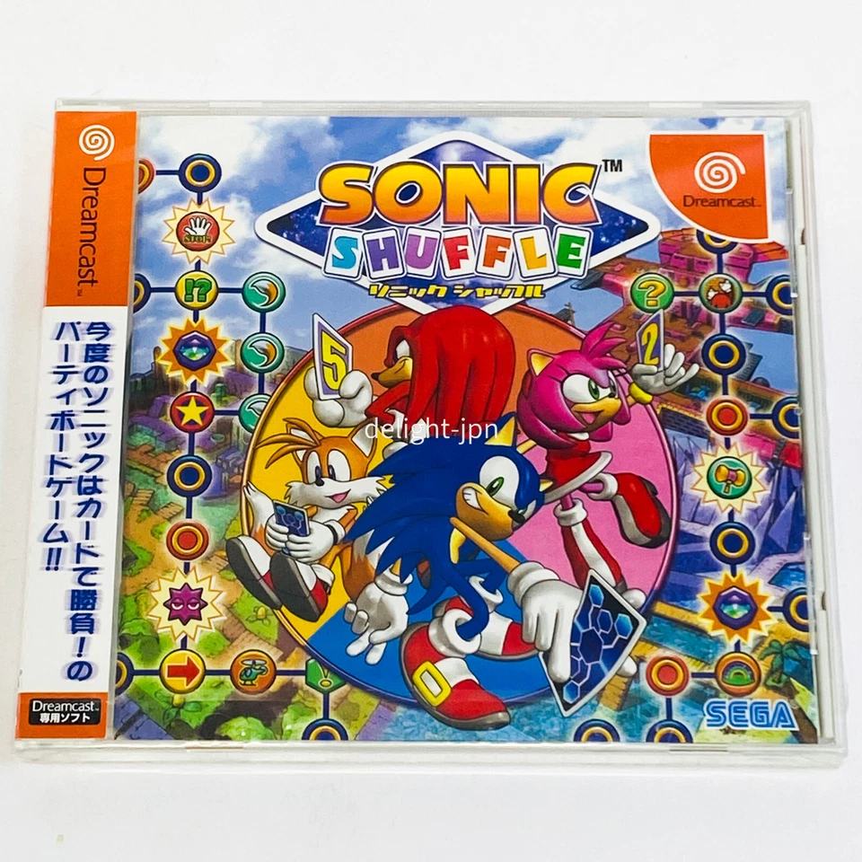 SONIC SHUFFLE Brand New Factory Sealed JAPAN IMPORT Dreamcast DC JAPANESE SEGA - Image 2 of 4
