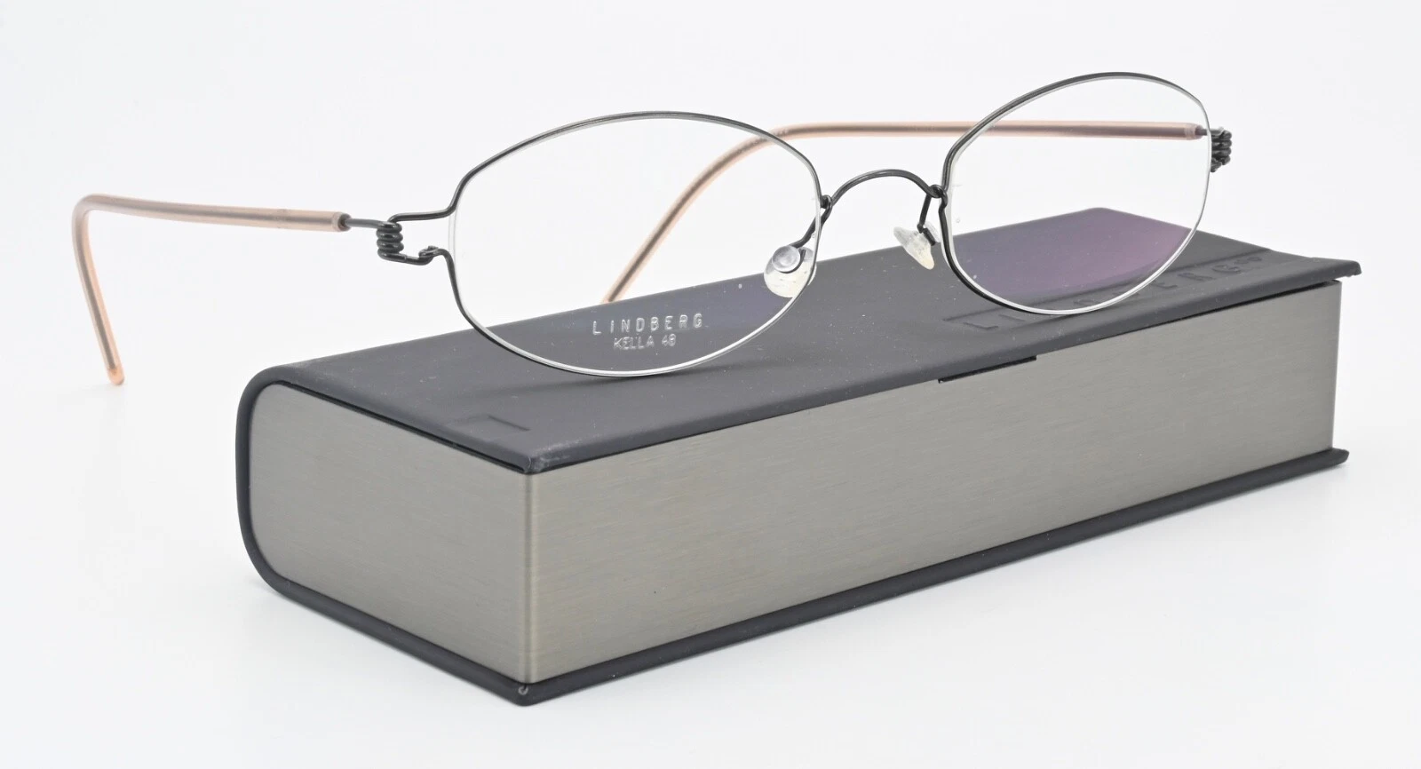 Lindberg Glasses Frame Kella 48 Col K143m/U39 Air Titanium Rim Oval Black