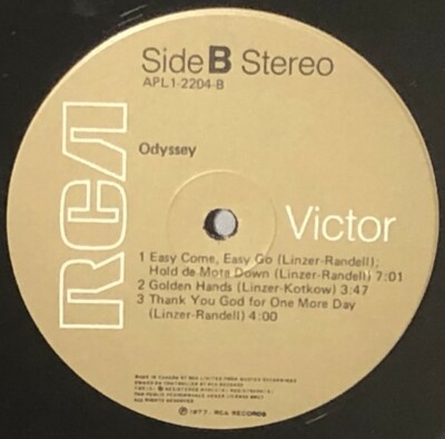 LP ODYSSEY Self-titled (Vinyl, RCA, APL-2204) NM/EX | eBay