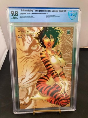 Graded 9.8 Zenescope GFT The Jungle Book #5 Cover E by Francesco - LE 100