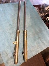FRONT FORK TUBES (SET)  VINTAGE SUZUKI  38MM OVERALL 42" KTE AIR SUSPENSION