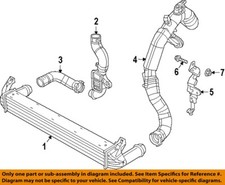 FIAT OEM 16-18 500X Cooling Intercooler-Outlet Tube Nut 6107085AA