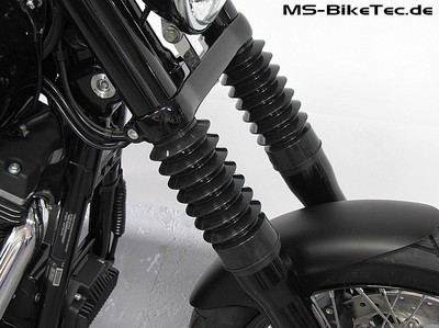Faltenbälge / Bobber Boots für Street Bob, Fat Bob, Wide Glide... 49mm