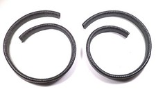 71-74 Satellite Charger Road Runner Door Jamb Windlace Black Pair 62bb