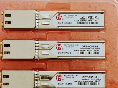 【純正・8個セット】F5 Networks SFPモジュール OPT-0051 F5 F5-UPG-SFP-R SFPモジュール｜1000BASE-SX SFPトランシーバ - FS その他