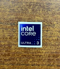 1x Intel Core 3 Ultra / Laptop Custom Sticker Label (NEW)