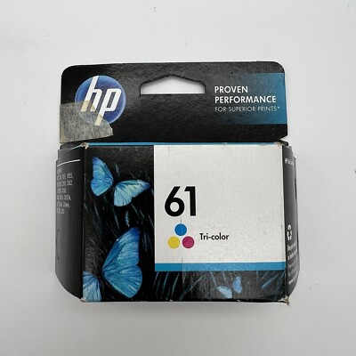 HP Proven Performance 61 Tri-Color Original Ink Cartridge EXPIRED: 07/2015 NEW
