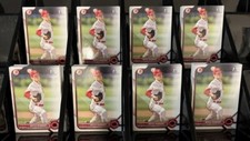 (x25 Lot) Bryce Hubbart 2022 Bowman Draft #17 1st Bowman Cincinnati Reds Rookie