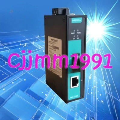 1PC MOXA IMC-21GA-SX-SC adjustable photoconverter Industrial grade Gigabit  #D6