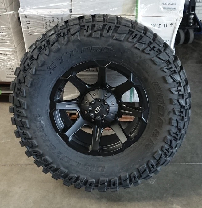 RID R05 9x18 8x165,1 Felgen + 4x Reifen Cooper STT Pro 37x13,5x18 Offroad - Bild 2 von 4