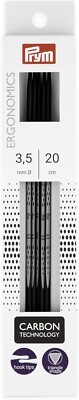 Prym Ergonomics ::Carbon Double Pointed Needles:: 4 US / 3.5 mm / 8'' / 20 cm