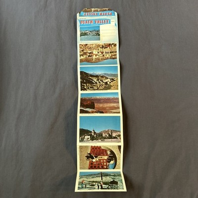 DEATH VALLEY CALIFORNIA 1956 Borax Era Postcard Mirror Chrome San Francisco NOS