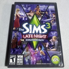 The Sims 3: Late Night Expansion Pack WIN/Mac DVD-ROM 2010 Complete With Manual