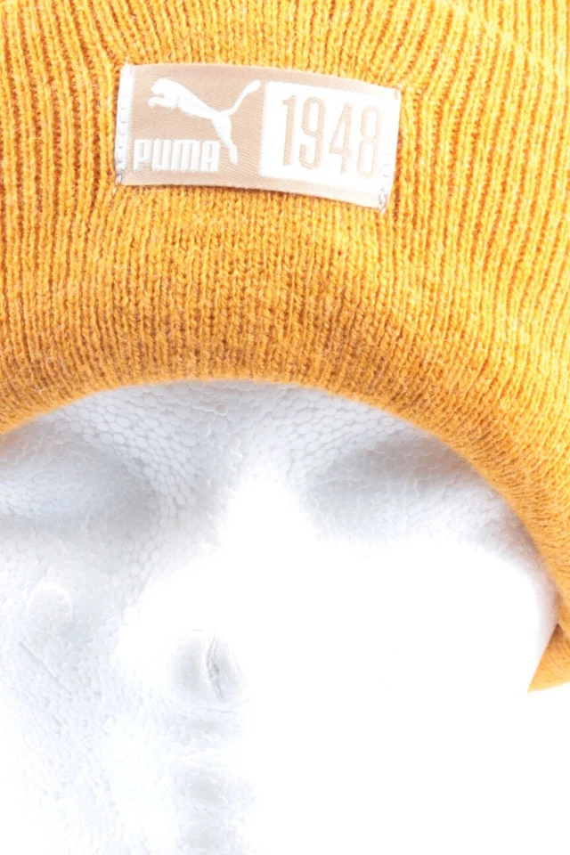 PUMA Berretto Donna Cappellino giallo pallido stile casual - Immagine 3 di 4