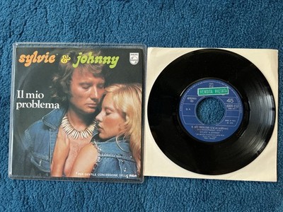 SYLVIE VARTAN - JOHNNY HALLYDAY - 45 TOURS PROMO IMPORT ITALIEN - MEIN PROBLEM