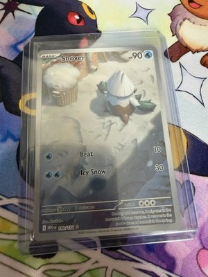 Pokémon TCG Snover 140/132 ME01 Mega Evolution IR Full Art Holo EN 90HP