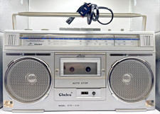Vtg Chelco STR-550 AM/FM Stereo Cassette Player Boombox Works Complete