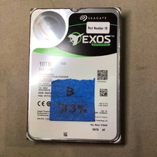 Seagate Exos X10 10TB Enterprise HDD - NIST WIPED B Grade