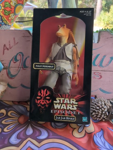 Brandneu Star Wars Episode 1 Glas Jar Binks 12-in Figur voll beweglich brandneu - Bild 18 von 21