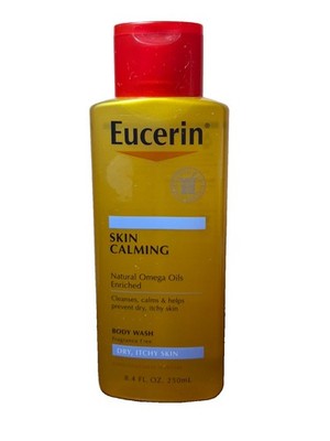 Eucerin Skin Calming Body Wash for Dry & Itchy Skin 8.4 fl oz New