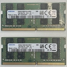 Image of 32GB Ram Samsung (2x16GB) DDR4 2666MHz PC4-2666V SO-DIMM Laptop RAM M471A2K43DB1