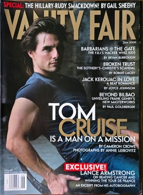 VANITY FAIR MAGAZINE - JUNE 2000 - TOM CRUISE ON COVER - MAN ON A MISSON