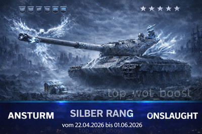 World of Tanks Onslaught / Ansturm 2026 Silber Rang / WOT / Saison - Dragon