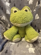 Asda Green Frog Soft Toy 15” Cuddly Plush Excellent Condition
