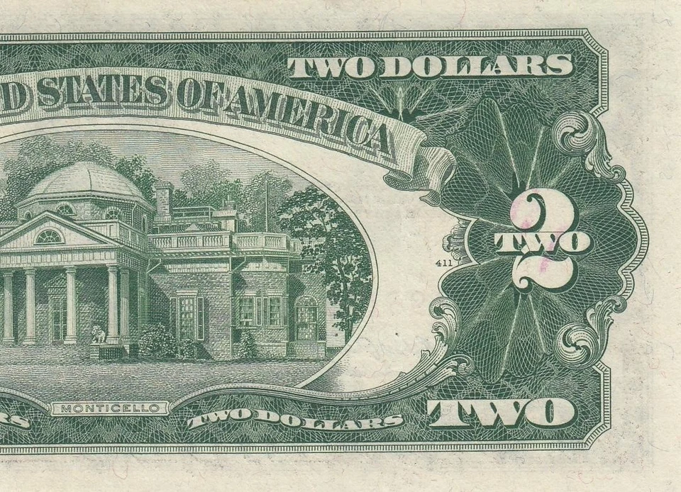 1953-A UNITED STATES TWO DOLLARS $2 "A" (( GEM UNC )) - Image 3 of 4
