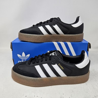 Women's Adidas Originals Sambae Shoes / Black White Gum / JI1350 / Size 8.5