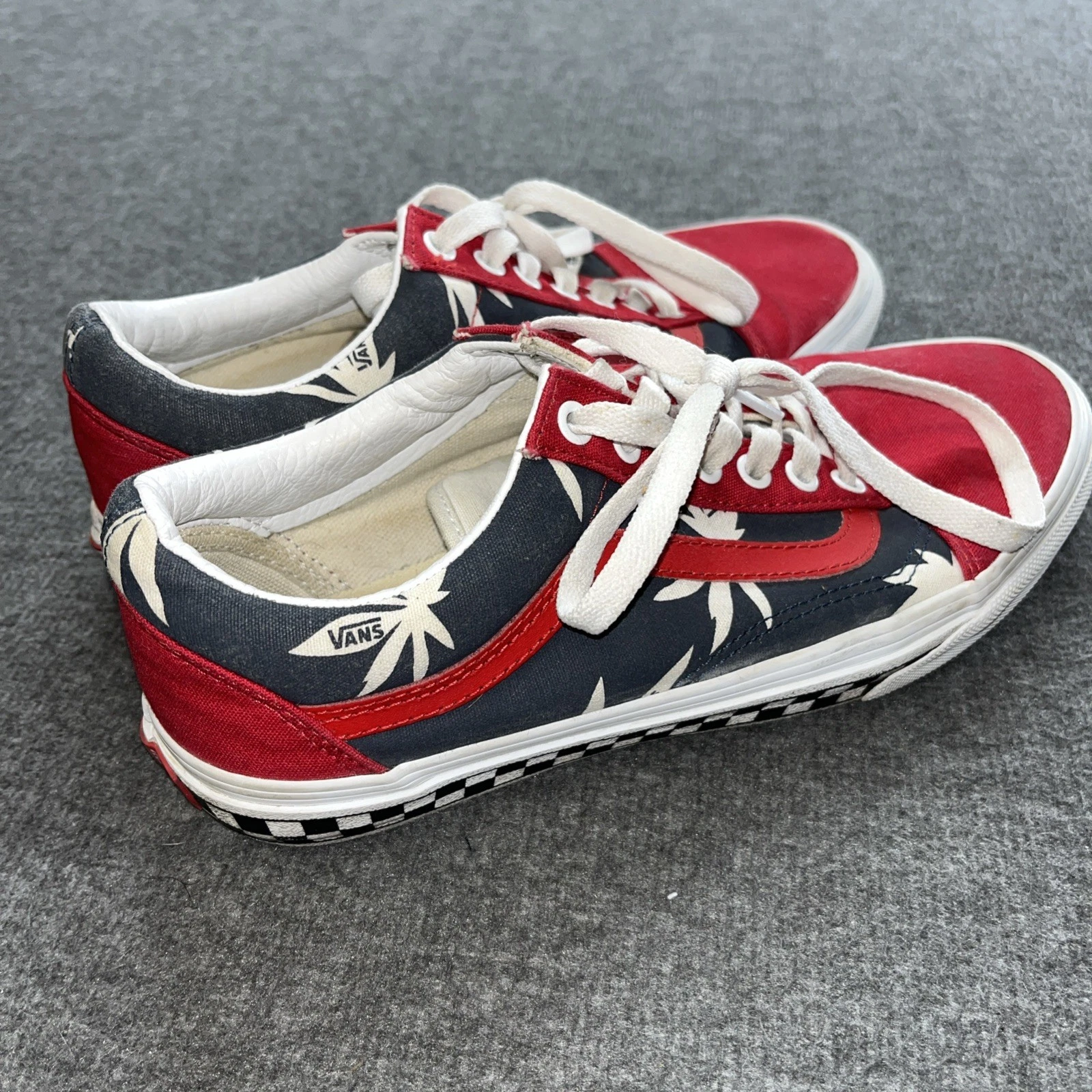 Scarpe Vans uomo 8 donna 9 5 palme a scacchi