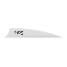 Bohning X3  3" Vane 36 PK White