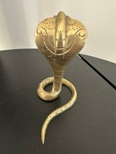 Cobra en laiton vintage ciselée main